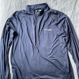 Columbia Blue Quarter-Zip Pullover
